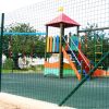 Tela cerca revestida em PVC verde galvanizado ideal para cercamentos parques e playgrounds