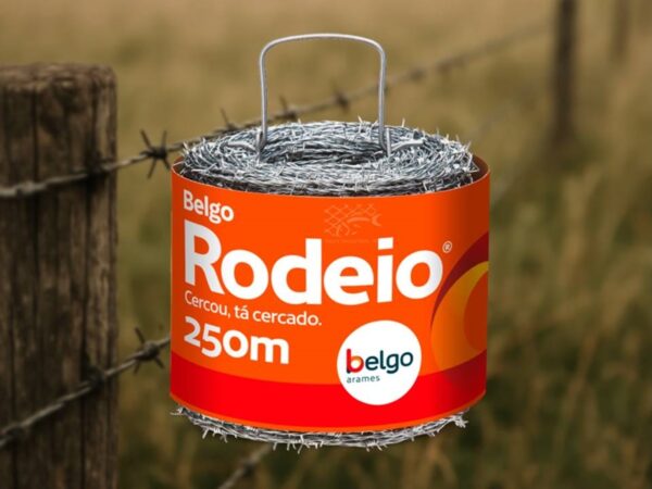Rolo de arame farpdo de 250m