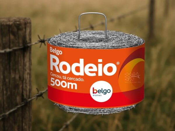 Rolo de arame farpado de 500m