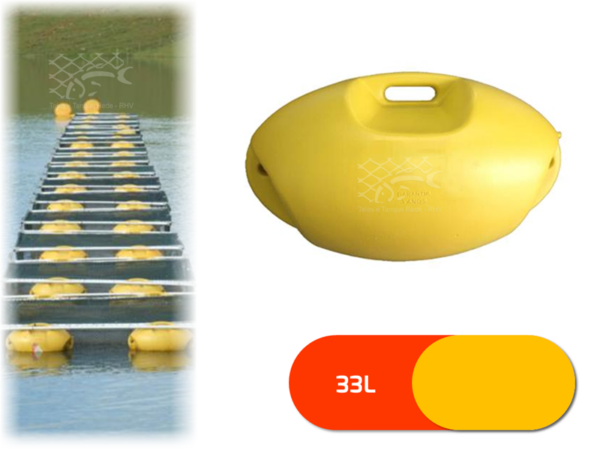flutuador para tanque rede