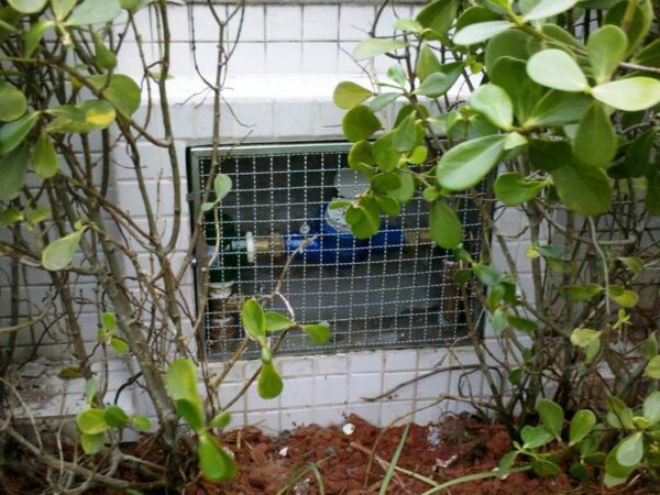 Tela cerca ondulada quadriculada otis para proteção de hidrômetro (leitores de uso de água)