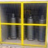 Tela cerca ondulada quadriculada otis para proteção isolamento de central, armazenagem de gás
