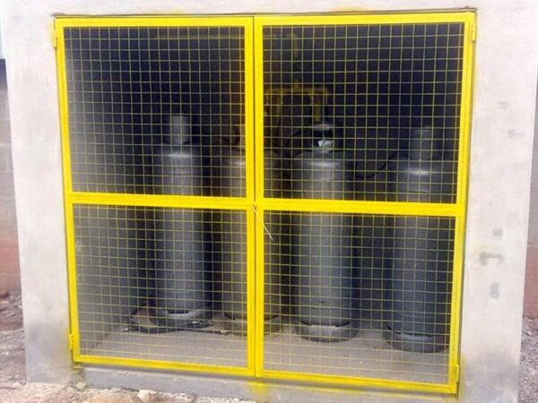 Tela cerca ondulada quadriculada otis para proteção isolamento de central, armazenagem de gás