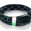 Rolo de 1k de arame galvanizado revestido de PVC verde fio 14 BWG de 2,80mm