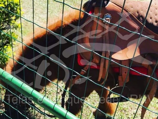 Tela cerca soldada alambrado tellacor verde ideal para cercamento de animais e pets