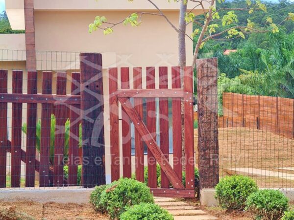 Tela cerca verde bonita para sitio, casa de campo, chácaras