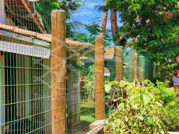 Tela cerca verde ideal para proteção de fachada, muros e cercamento de residencias e domicilios