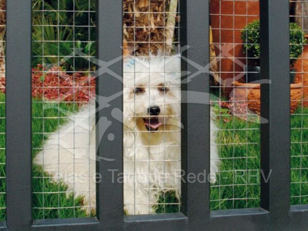 Tela cerca anti fuga para grade portão para proteção de cachorros, gatos e pets