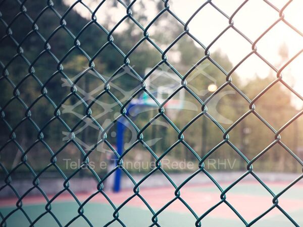 Tela alambrado revestida de PVC para campo de de futebol e quadras de futebol
