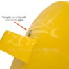 Tampão da boia flutuador amarelo para impedir entrada de água