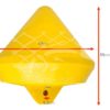 Medidas e características da boia flutuador de sinalização amarela