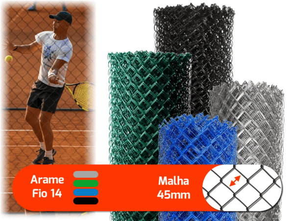 tela para quadra de tenis