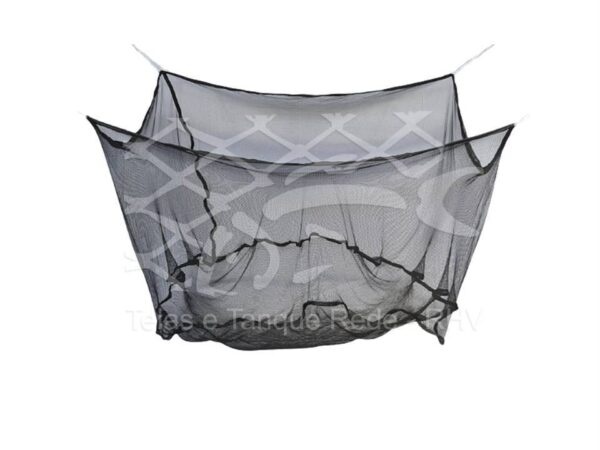 Tela utilizada na fabricação de berçário para alevinos criados dentro do tanque rede