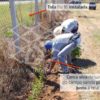 Instalação da tela cerca alambrado de arame galvanizado