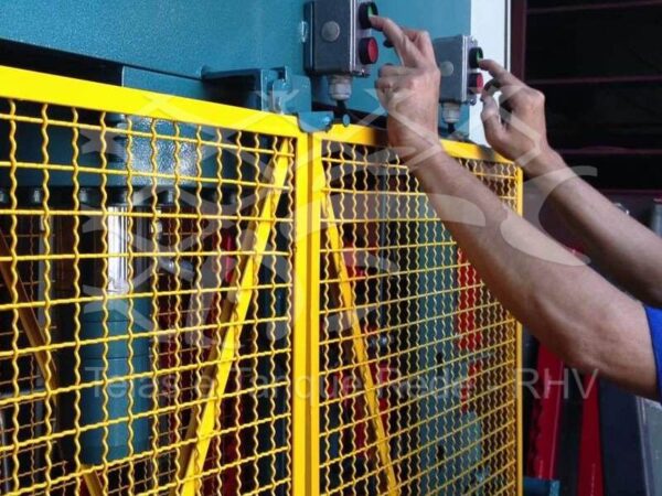 Tela cerca ondulada de enlausuramento ideal para nr12 e ideal para grades, proteção de máquinas e equipamentos