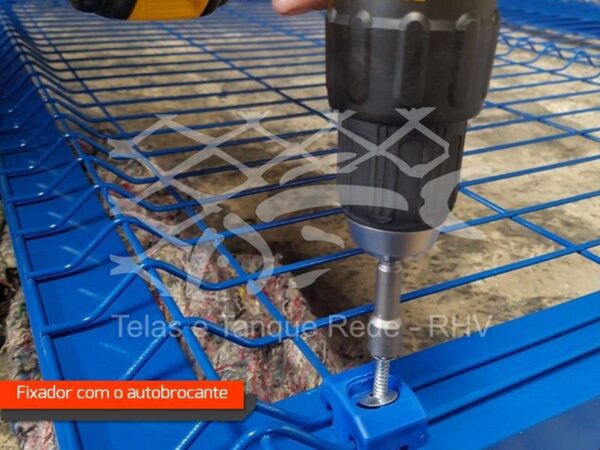 Castanha de fixação de gradil de fixador com autobrocante