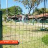 Tela cerca verde decorativa adequada para jardins, áres externas, canteiros, canteiros de hortas, quintal com 0,45m de altura