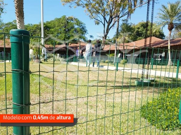 Tela cerca verde decorativa adequada para jardins, áres externas, canteiros, canteiros de hortas, quintal com 0,45m de altura
