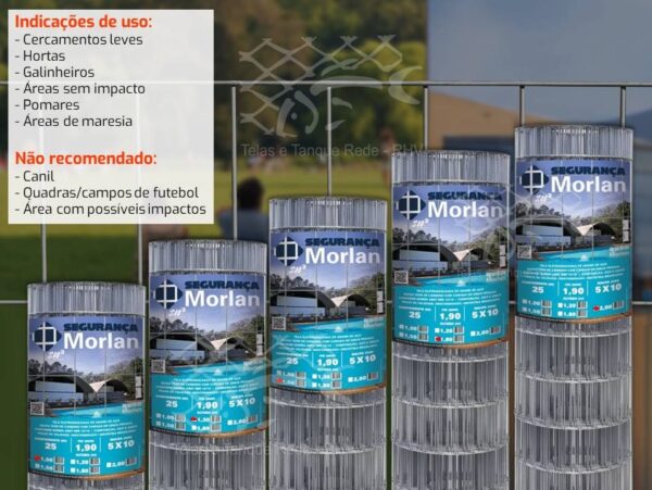 Instruções e indicação de uso e instalação da tela cerca em arame