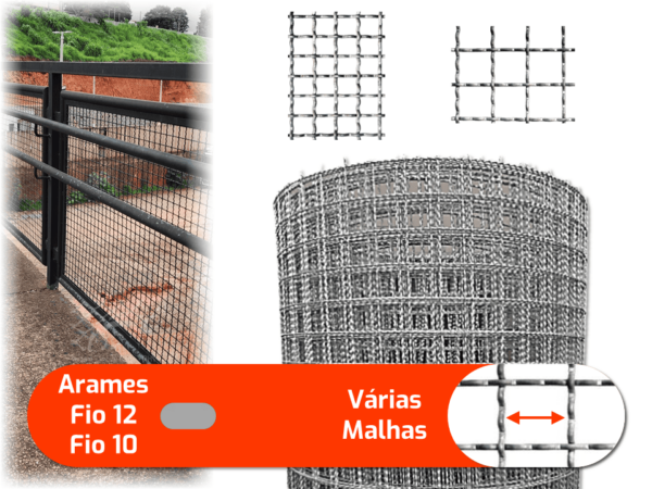 tela para guarda corpo