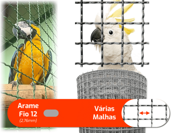 Tela ondulada quadriculada para viveiro