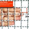 Detalhes da tela cerca viveiro ondulada fio 12 malha 20 mm, ideal para aves menores de porte semelhante à uma calopsita
