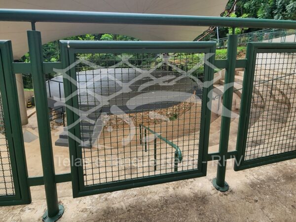 Tela ondulada artística guarda-corpo rígida e plana para anteparo, proteção, segurança, projetos decorativos e industriais