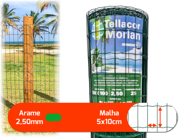 tela soldada para cerca verde