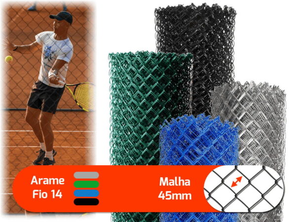 tela para quadra de tenis