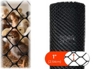 Rolo de tela plástica preta para pinteiro